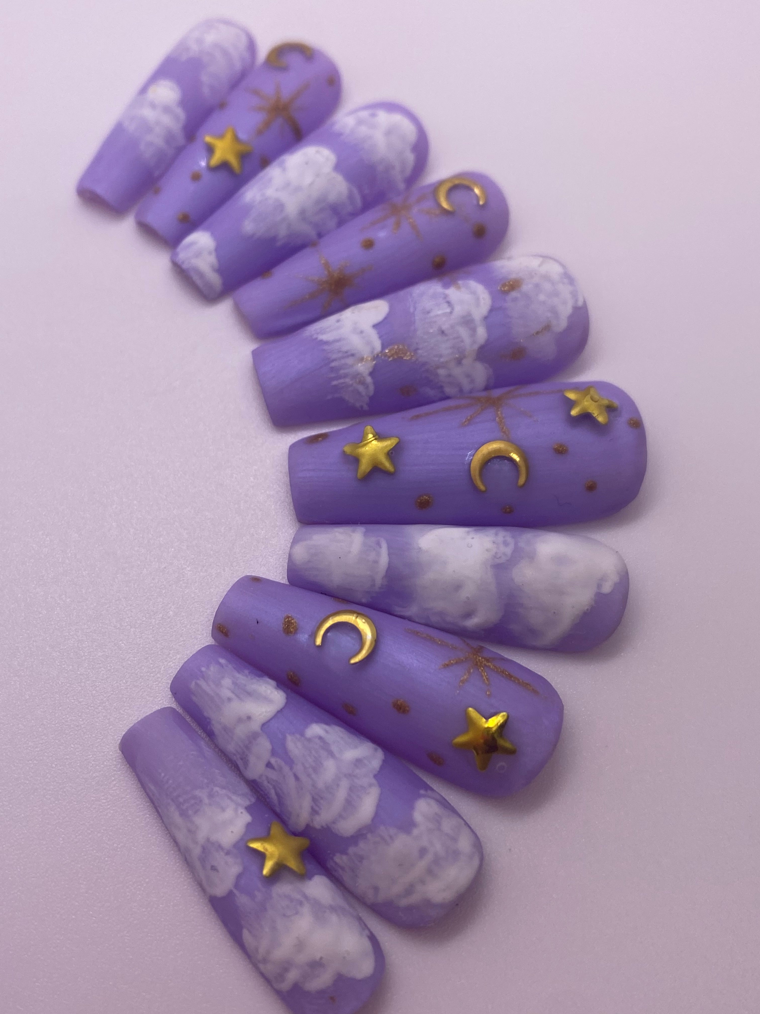 Purple Clouds 🌧️