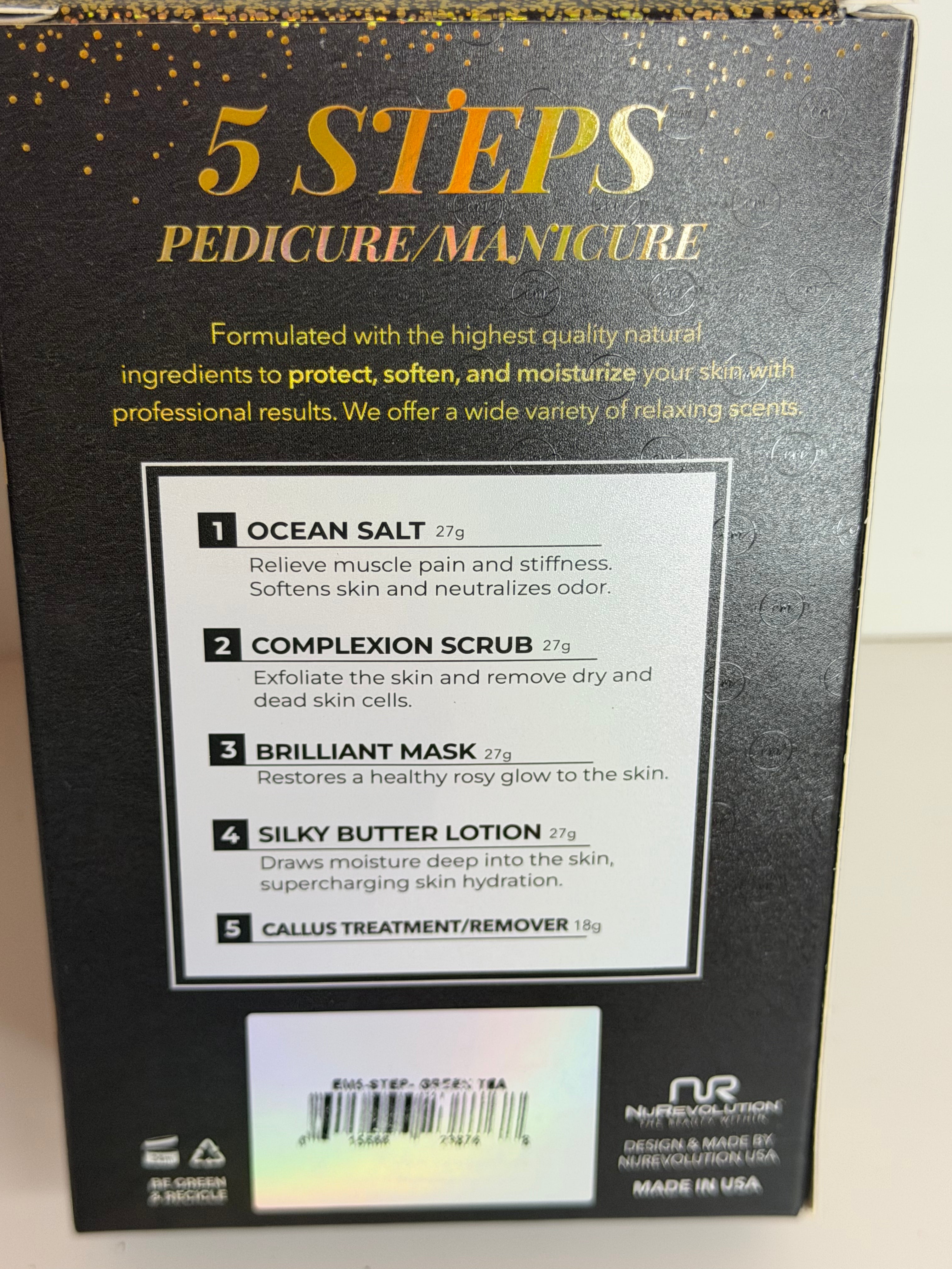5 Step Pedicure Kit